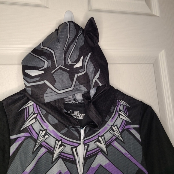 Black Panther Youth Onsie Size Medium 8/10 - Picture 4 of 4